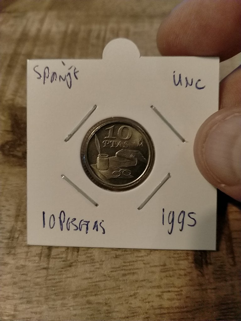 Spanje 10 Pesetas 1995 , UNC, Verzenden, Overige landen, Losse munt