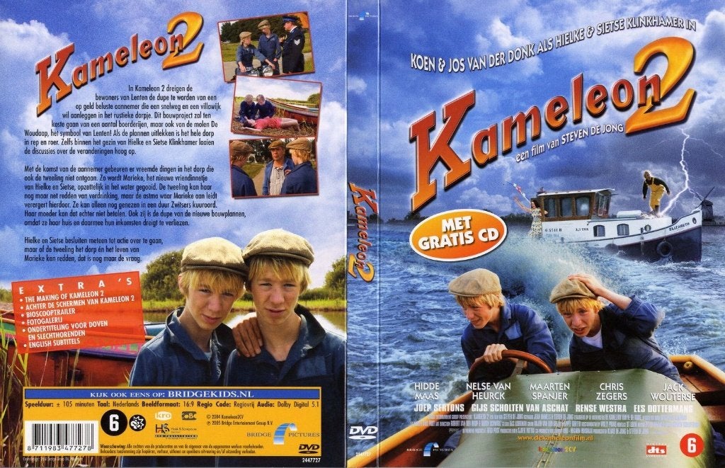 DVD + CD: Kameleon 2 van H. de Roos, Cd's en Dvd's, Dvd's | Kinderen en Jeugd, Avontuur, Alle leeftijden, Ophalen of Verzenden