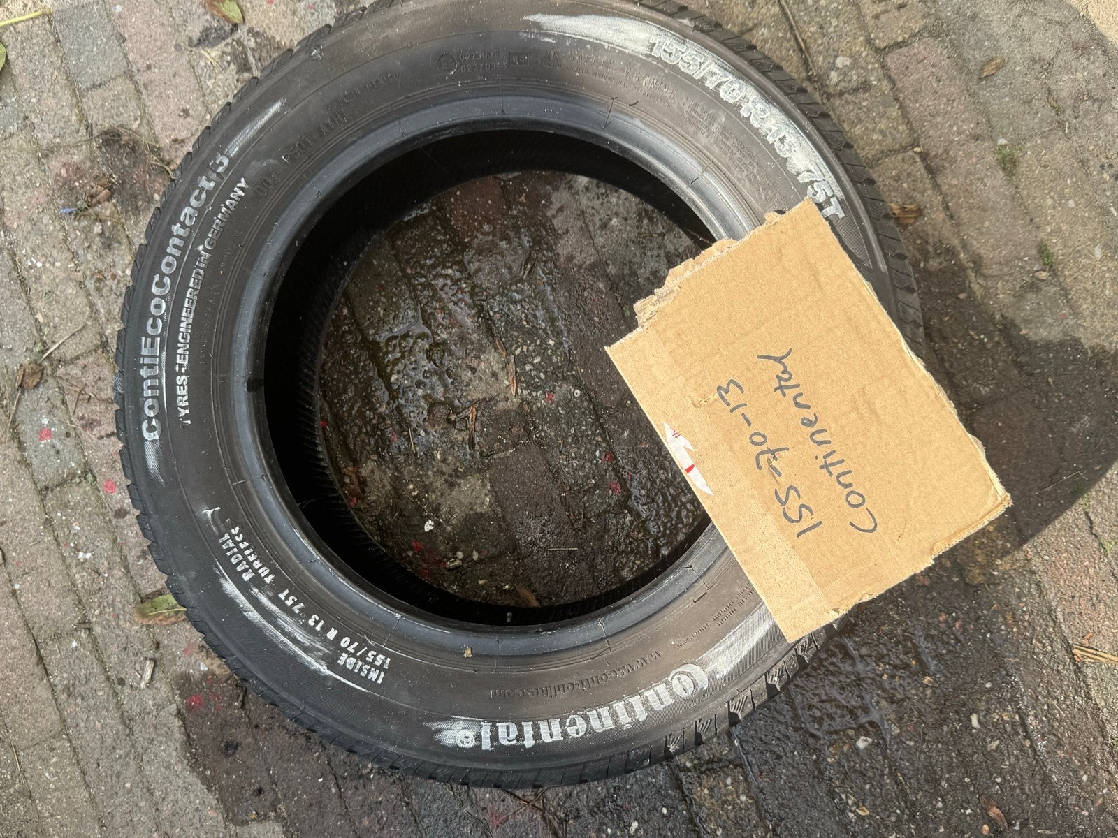 Continental ContiEcoContact 3 band - 155/70 R13, Ophalen