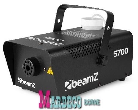 Rookmachine incl. afstandsbediening + Rookvloeistof S700, Rookmachine, Nieuw, Info@marbeco.nl, BeamZ