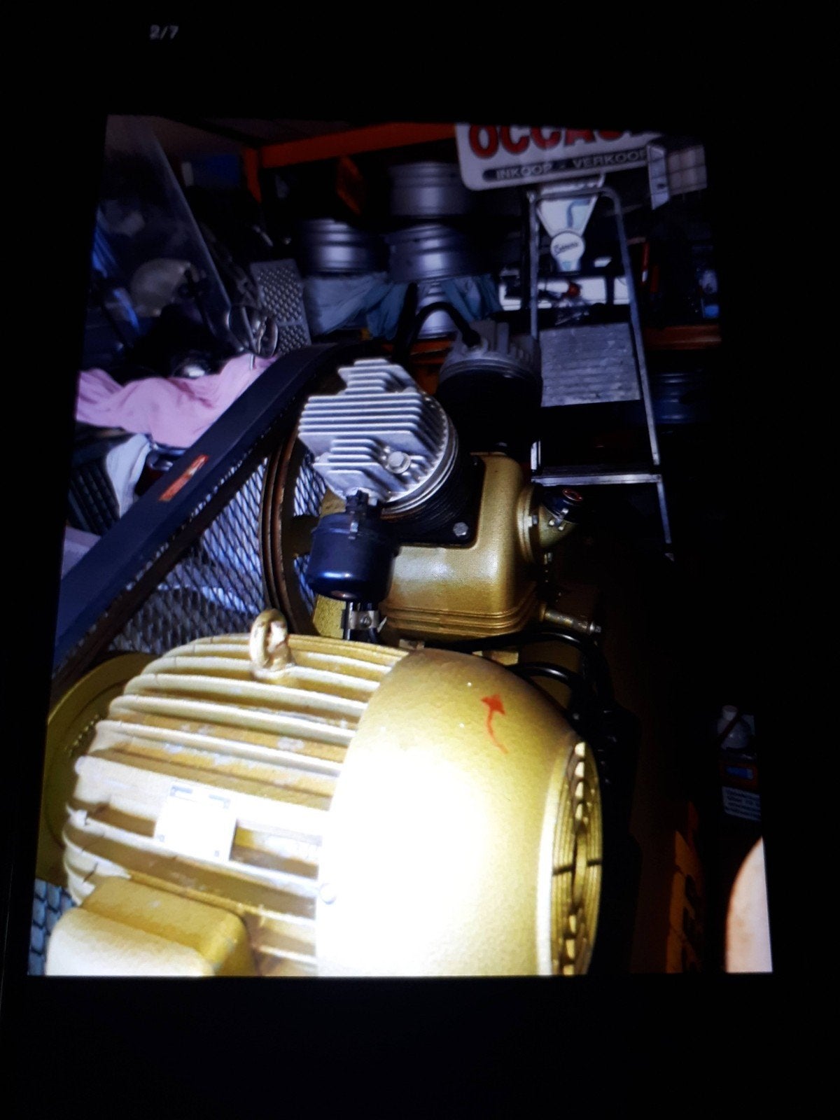 te koop compressor Mark kaeser 3 fase 500 ltr ketel 12 bar