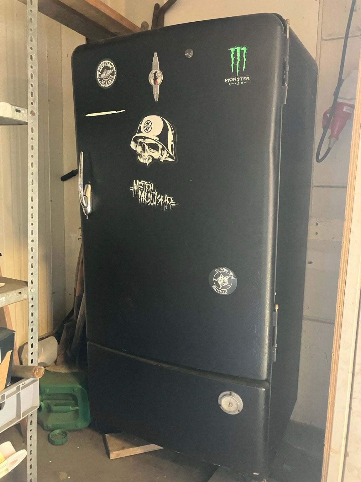 GRATIS  Vintage BBC koelkast  Mancave / Festival, Ophalen, 150 tot 200 liter, 160 cm of meer, Zonder vriesvak