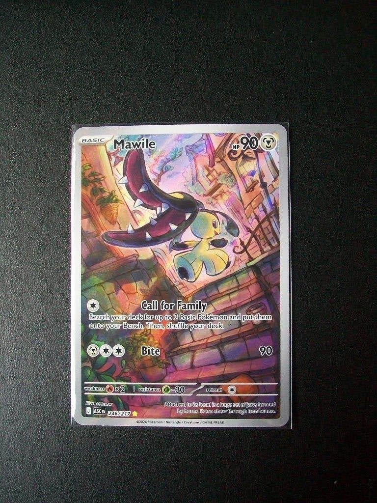 5227. Nieuwe Pokemon Kaart Secret MAWILE HP 90 (246/217), Verzenden, Nieuw, Losse kaart, Foil