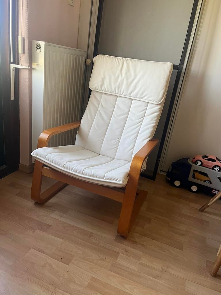 Comfortabele fauteuil, Huis en Inrichting, Fauteuils, Ophalen, Gebruikt, 75 tot 100 cm, Stof