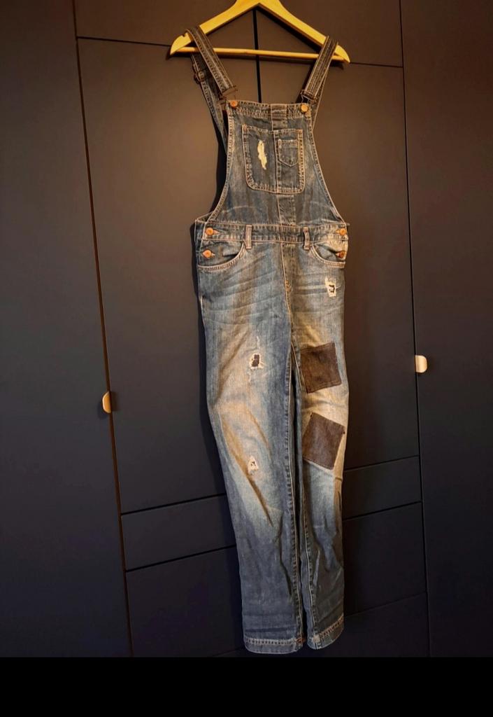 Pimkie jeans jumpsuit salopette tuinbroek S M, Blauw, Ophalen of Verzenden, Pimkie, Maat 36 (S)
