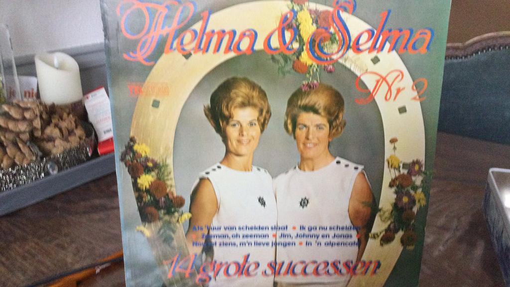 Helma En Selma Nr:2 Telstar lp, Cd's en Dvd's, Vinyl | Nederlandstalig, Ophalen of Verzenden, Gebruikt, Overige formaten, Levenslied of Smartlap