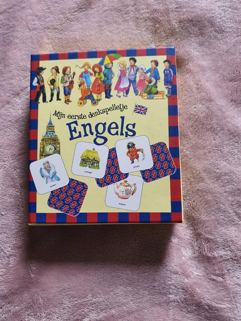 memory spel mijn eerste denkspelletje engels, Ophalen of Verzenden