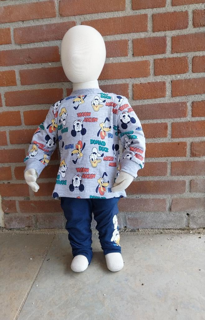Pyjama Disney Mickey, Pluto, Donald maat 74-80 NIEUW, Kinderen en Baby's, Babykleding | Maat 74, Nieuw, Jongetje, Nacht- of Onderkleding