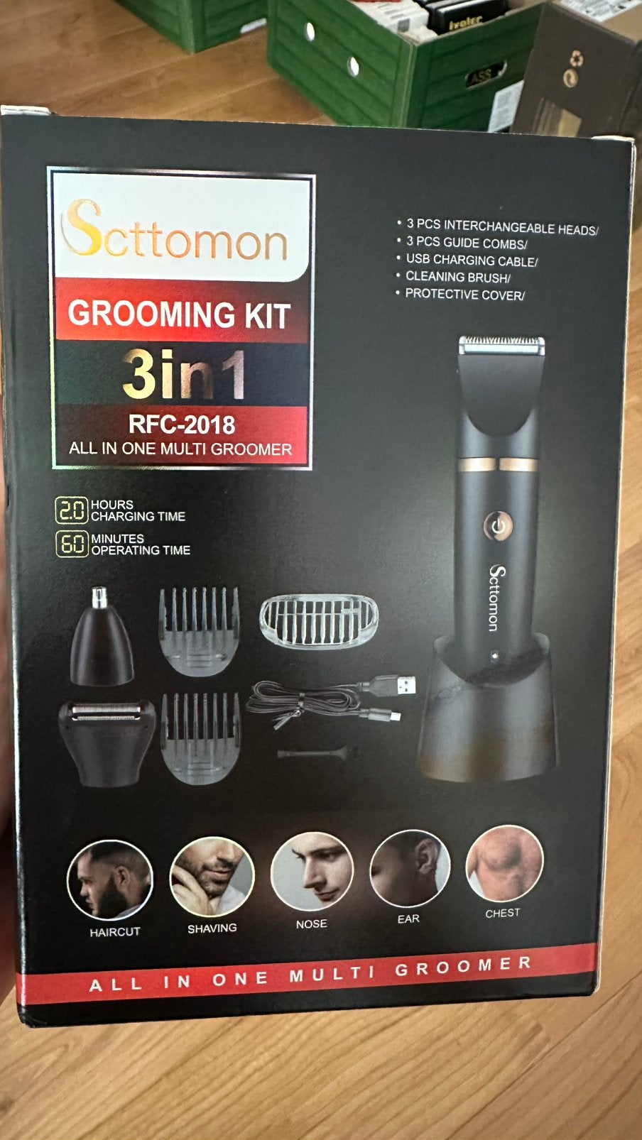 Nieuw in doos, 3 in 1 Scheermes, haartrimmer, Witgoed en Apparatuur, Persoonlijke-verzorgingsapparatuur, Ophalen of Verzenden