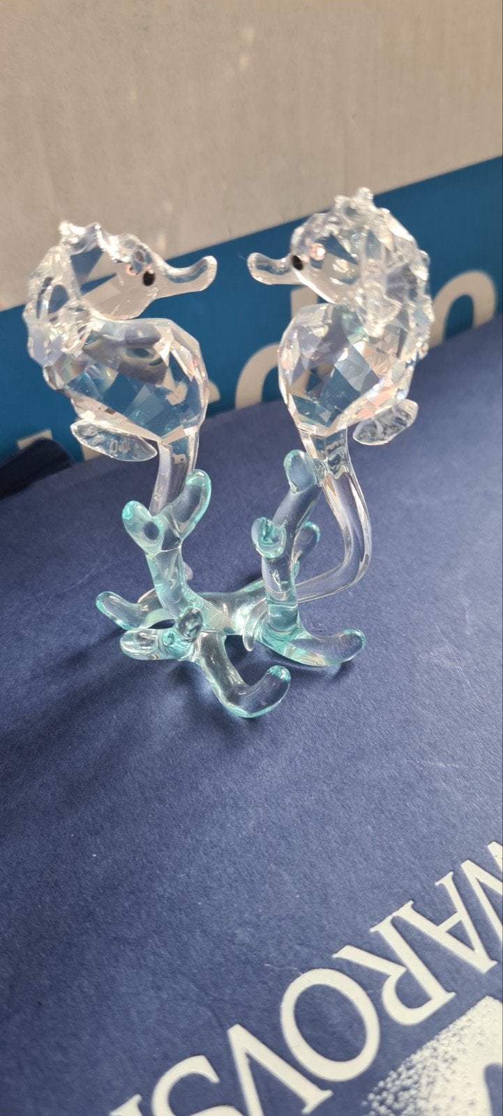 Swarovski Zeepaardjes op Koraal - Perfecte Staat, Verzamelen, Ophalen of Verzenden, Zo goed als nieuw