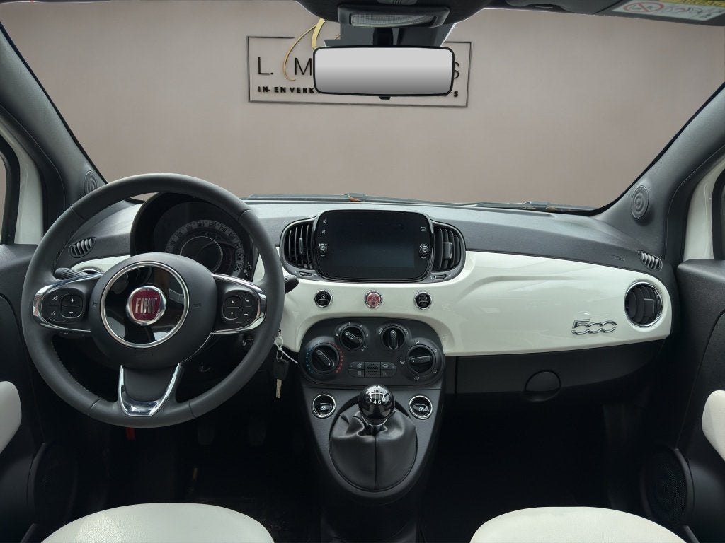 Fiat 500 1.0 Hybrid Dolcevita 2023 WIT | Panoramadak | Apple, 12 maanden, Gebruikt, Euro 6, Wit