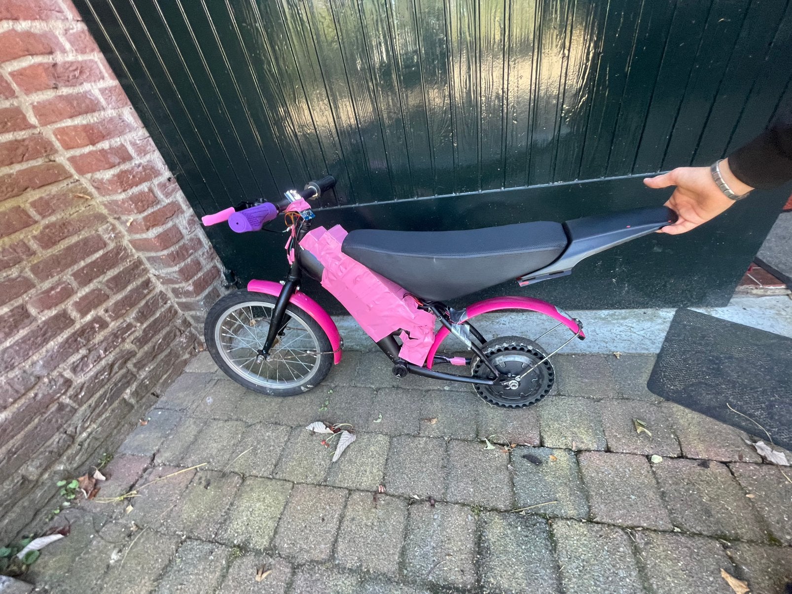Mini surron, Fietsen en Brommers, Ophalen, Zo goed als nieuw, Gewone step