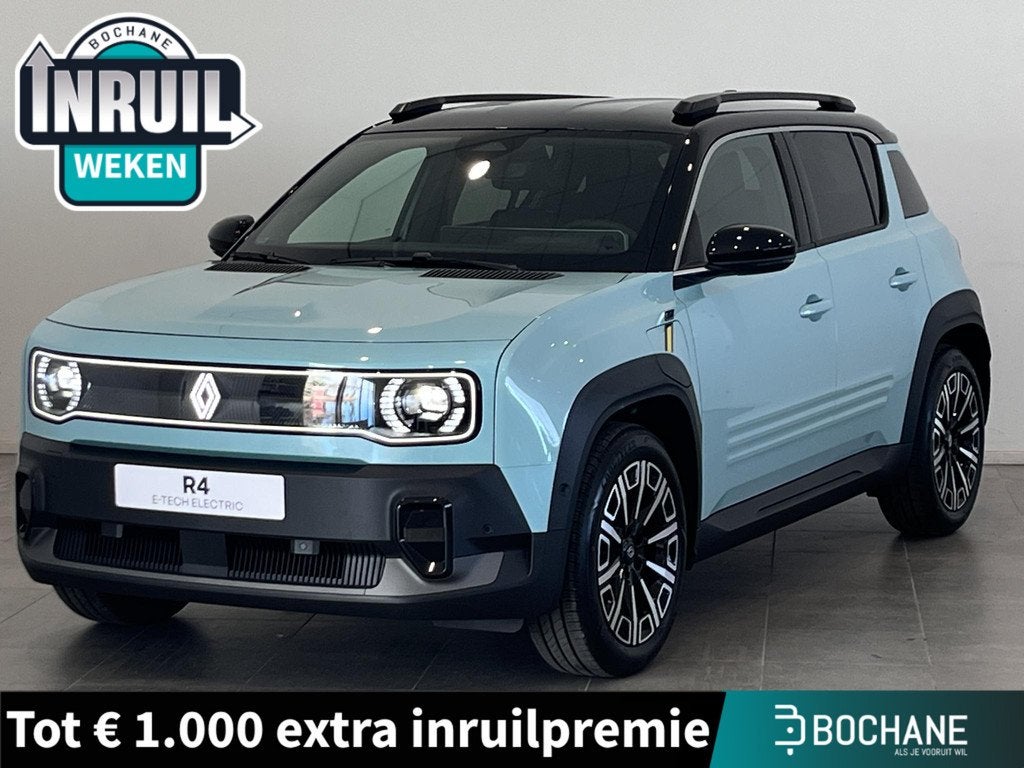 Renault 4 Comfort Range Iconic 52 kWh | Pack Advanced Drivin, Auto's, Renault, Leder en Stof, Automatische klimaatregeling, Nieuw