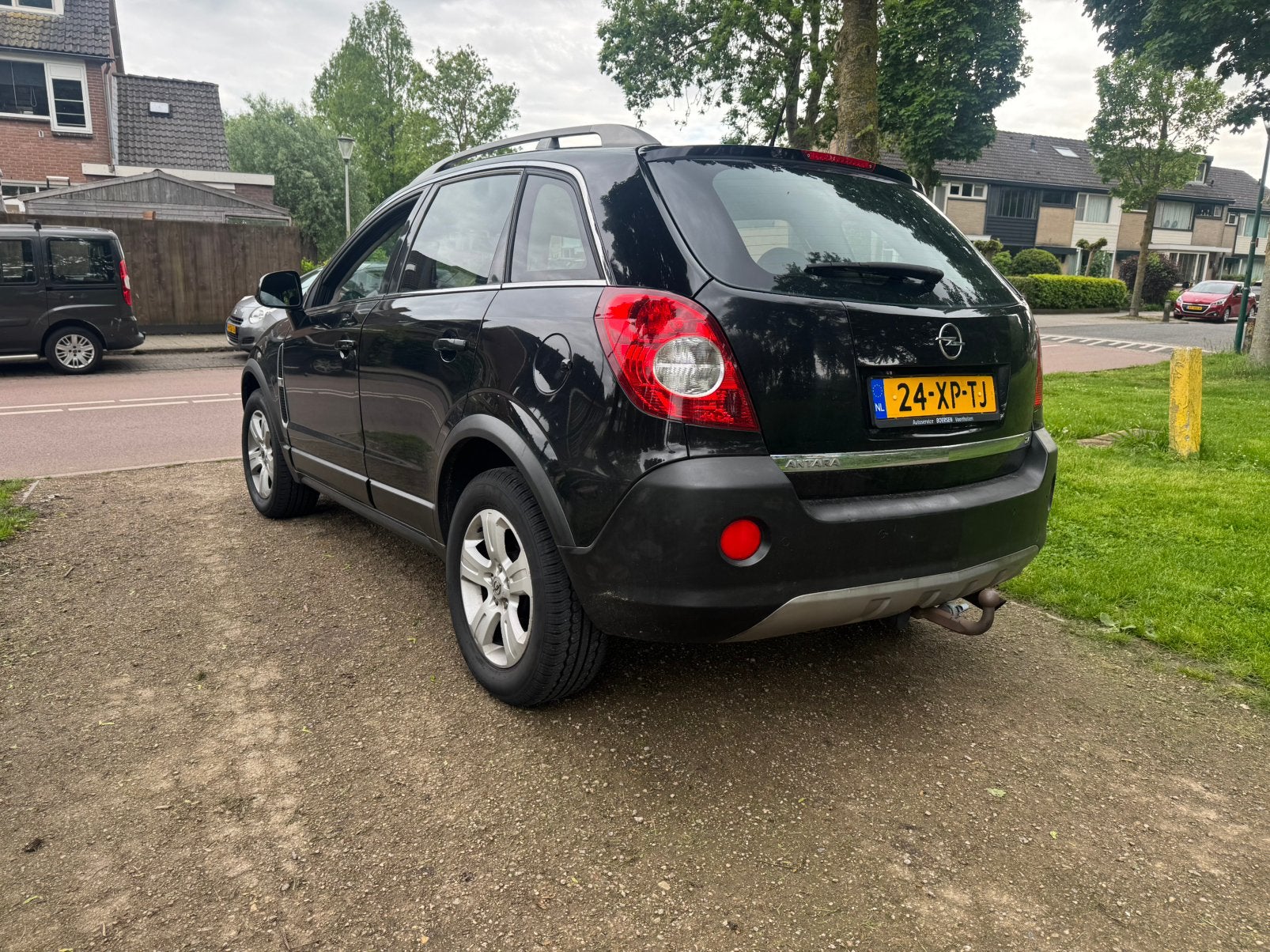 Opel Antara 2.4 16V 2007 Zwart NAP, Auto's, Opel, Stof, 4 cilinders, Zwart, Handgeschakeld