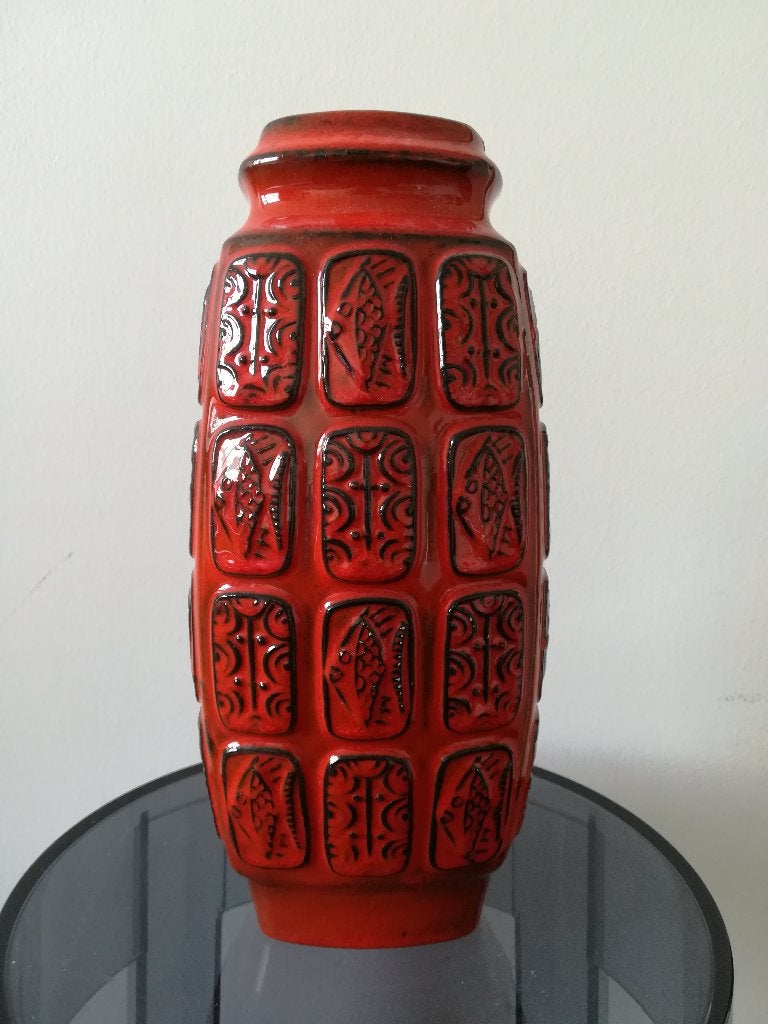 Vintage Fat Lava Vaas 940-30 Bay Keramik West Germany, Ophalen of Verzenden