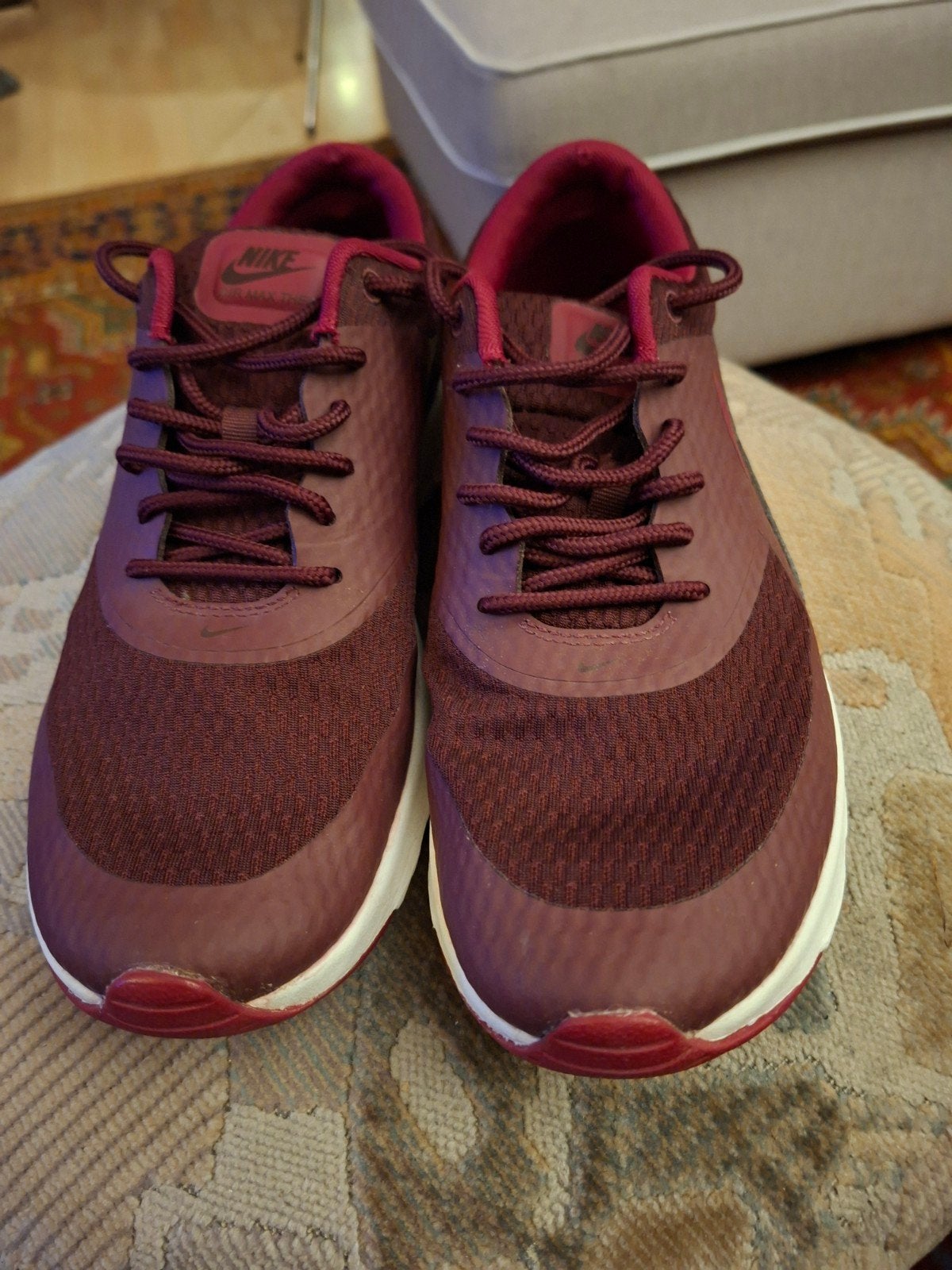 Nike Air Max sneakers - Bordeauxrood mt 38, Kleding | Dames, Nike, Ophalen of Verzenden, Rood, Sneakers of Gympen