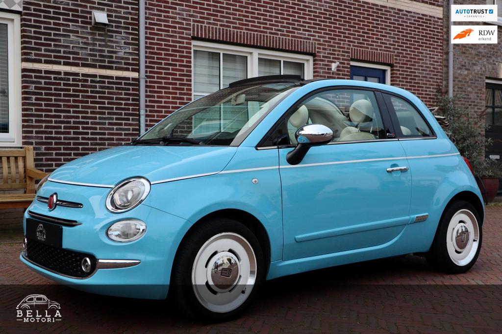 Fiat 500 TwinAir Spiaggina ’58 | Unieke uitvoering | Volle, Auto's, Fiat, Bedrijf, Te koop, ABS, Airbags, Airconditioning, Alarm
