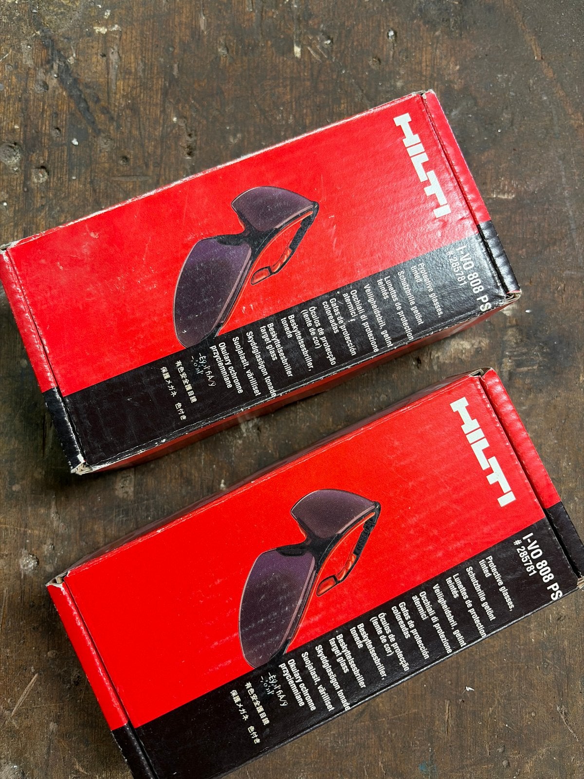 Hilti I-VO 808 PS Veiligheidsbril - Nieuw in doos (2 stuks)