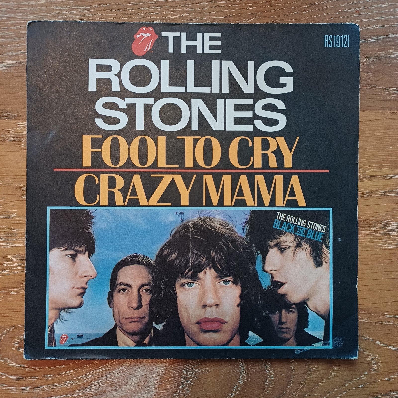 The Rolling Stones - Fool to Cry, Gebruikt, 7 inch, Rock en Metal, Fotohoes
