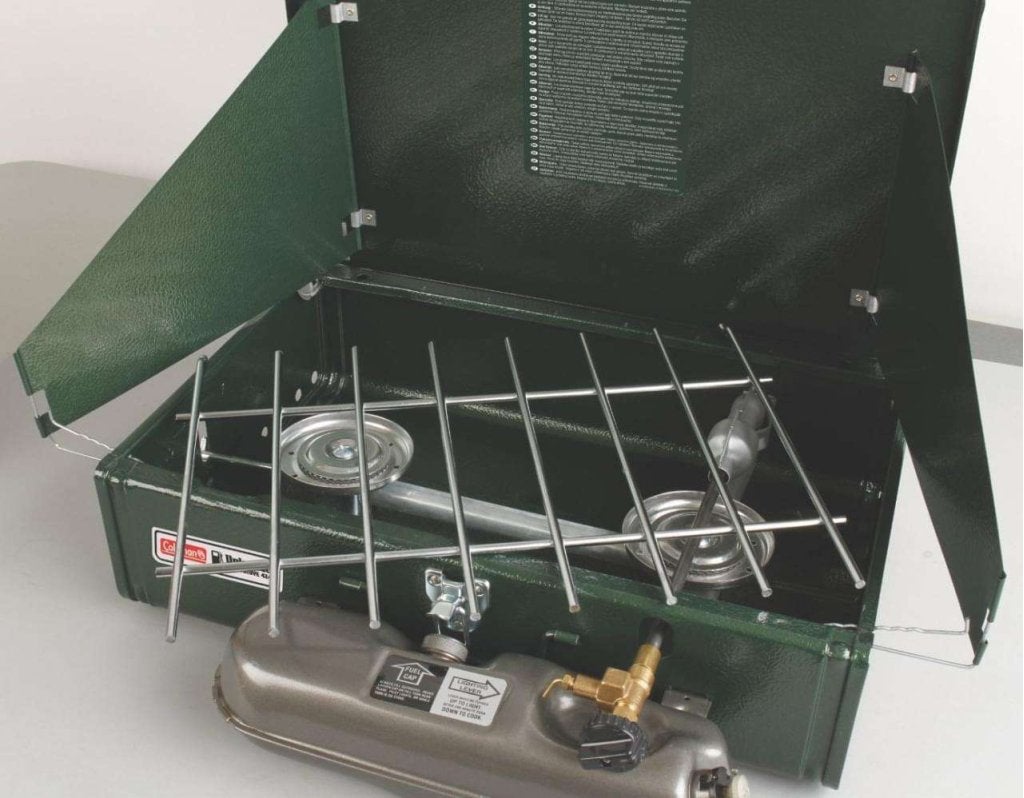 Coleman 2 Burner Stove benzinebrander nieuw in doos, Coleman, Info@coleman.com, Nieuw, Ophalen of Verzenden