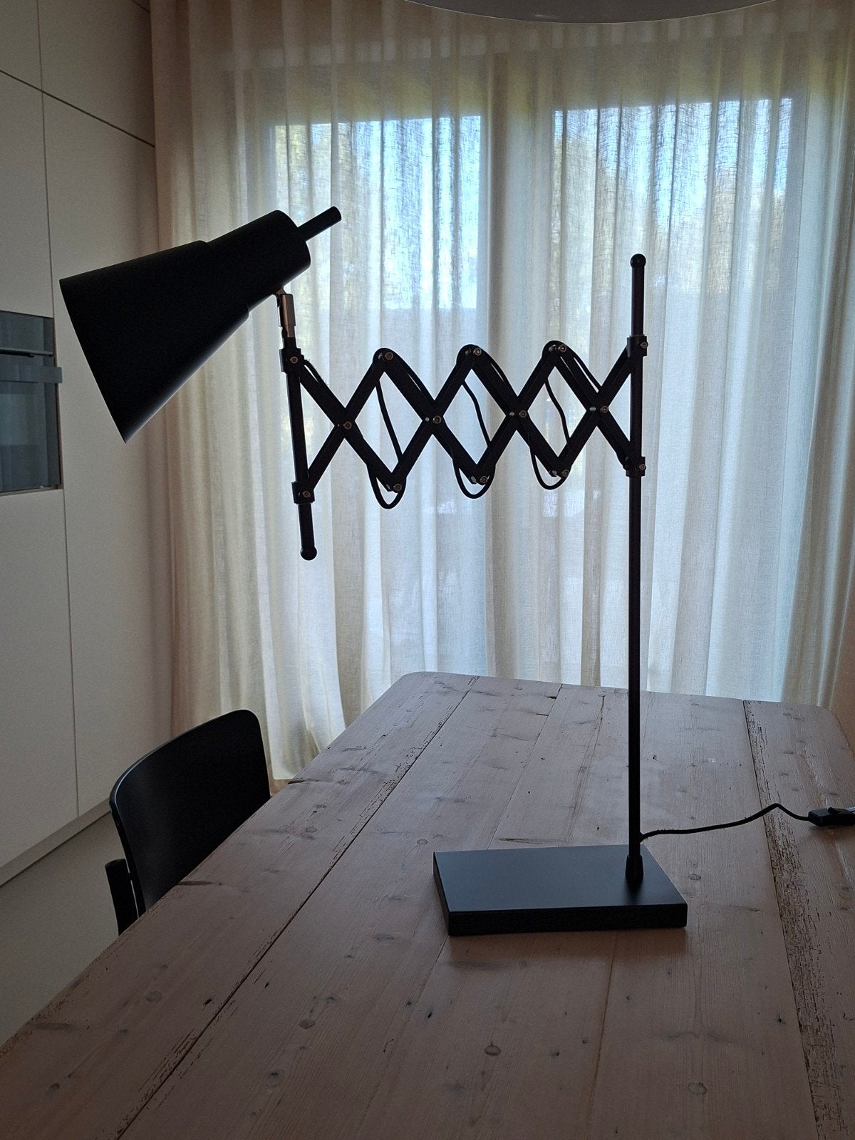 it's about RoMi - Oxford - tafellamp zwart, stekker, Bureaulamp, Overige merken, 69 cm, Zo goed als nieuw