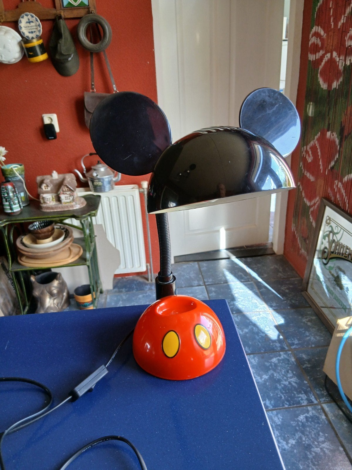 vintage mickey mouse lamp, Ophalen of Verzenden, Vo, Vo, Vo