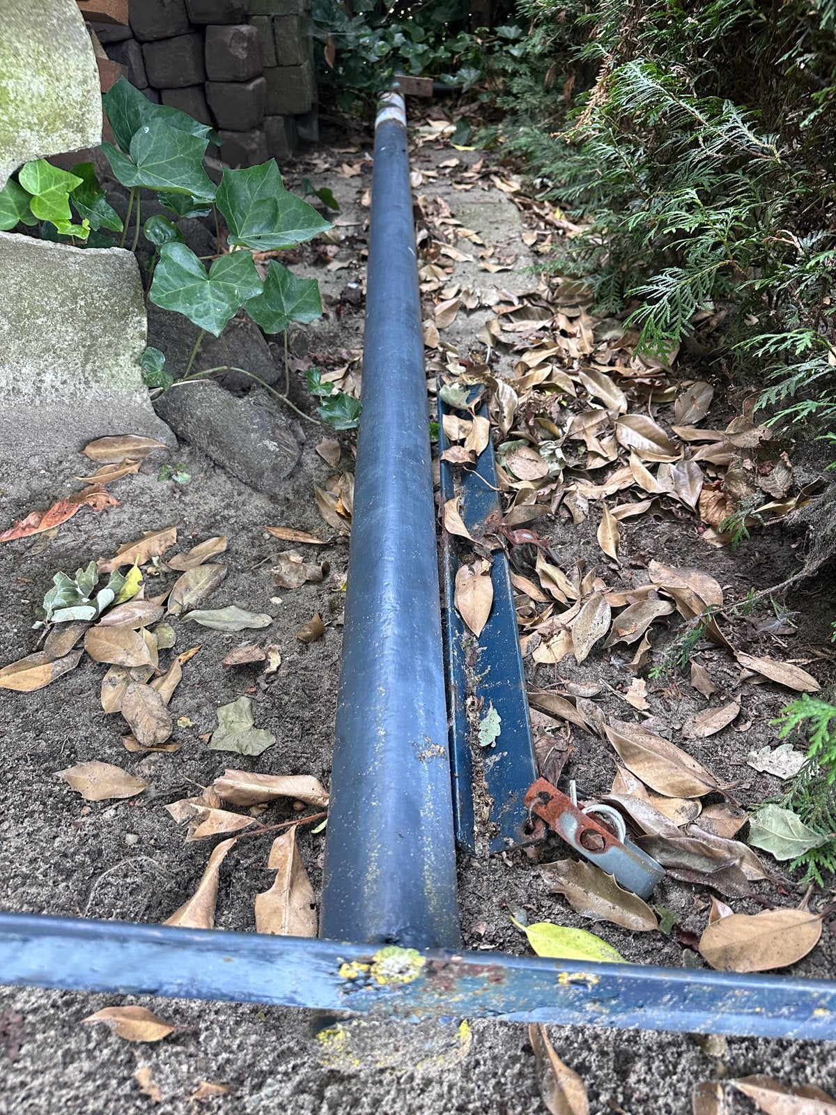 Zware stalen buis, ca. 2 meter lang - Gratis af te halen, Ophalen, Gebruikt