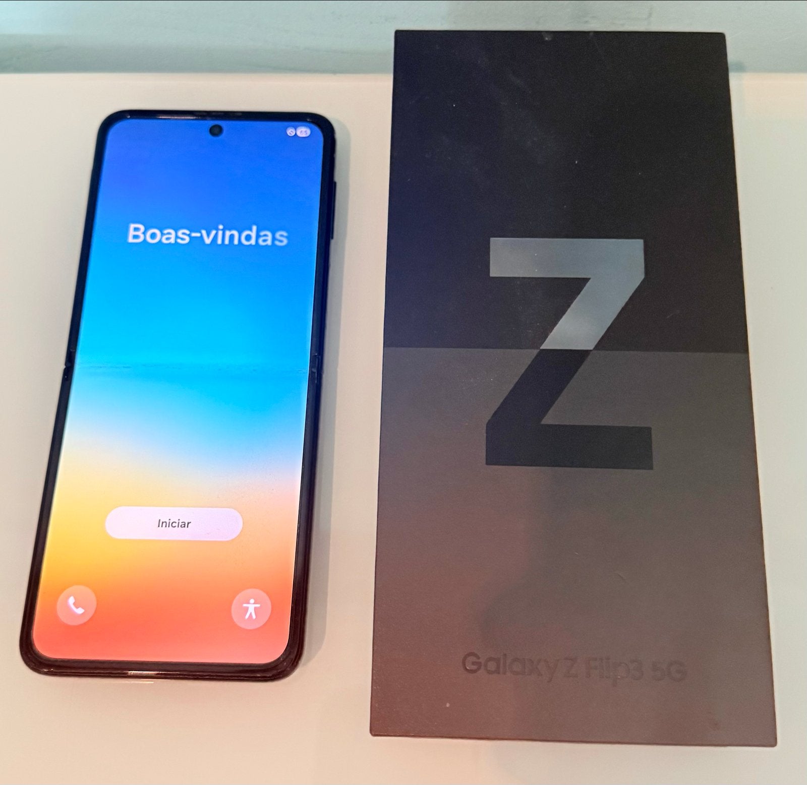 Samsung Galaxy Z Flip3 5G - met doosje !!, Samsung, Gebruikt, Zwart, Touchscreen
