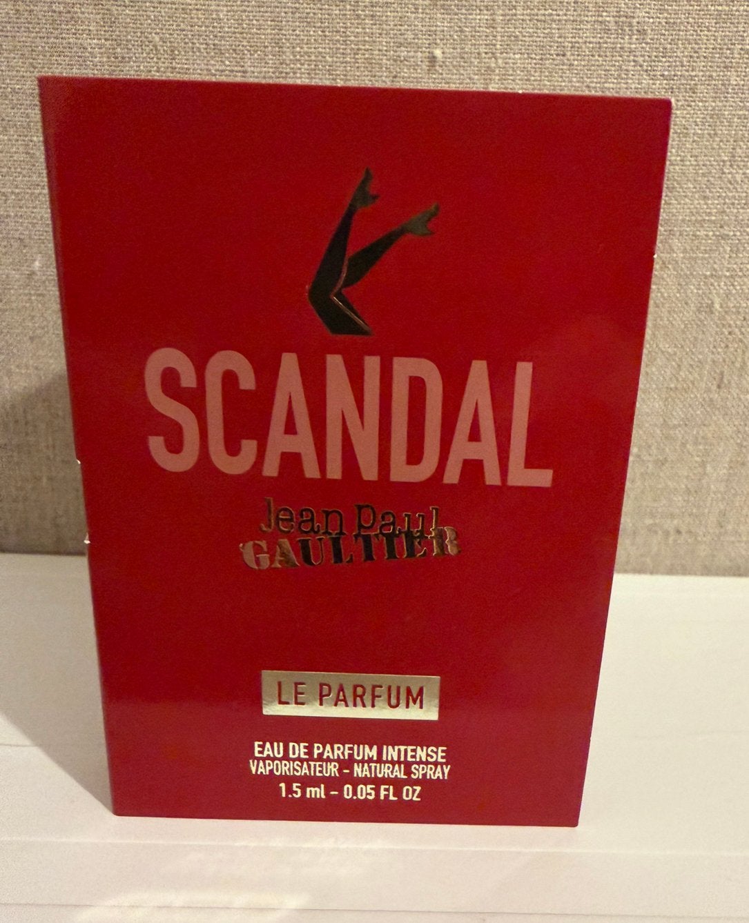 Jean Paul Gaultier Scandal Le Parfum proefje sample tester, Ophalen of Verzenden, Zo goed als nieuw