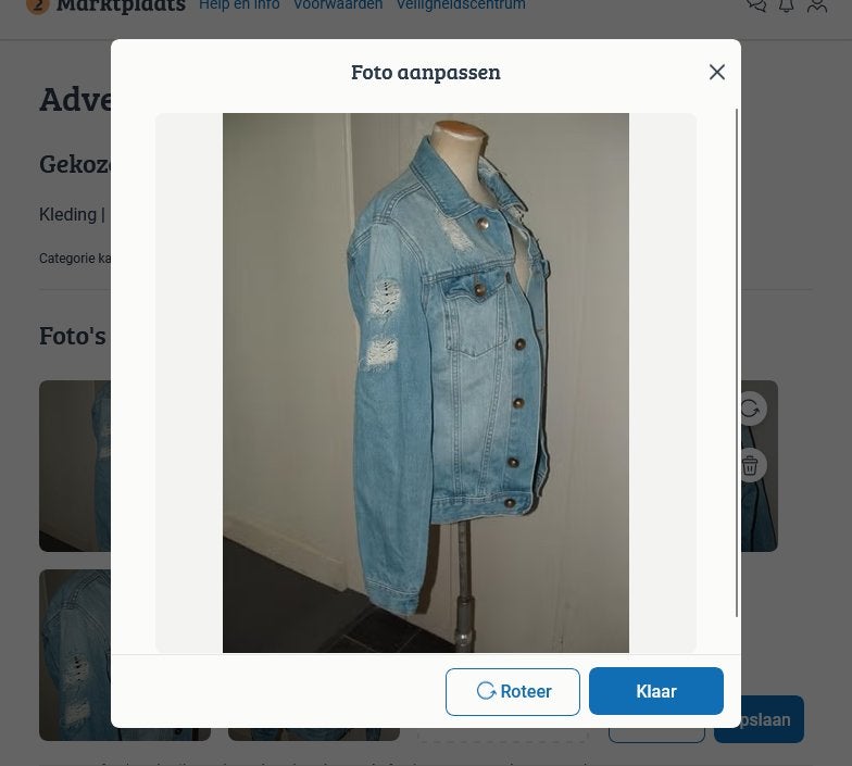 Redefined Rebel spijkerjack spijkerjas maat XS, Blauw, Ophalen of Verzenden, Maat 34 (XS) of kleiner, Gedragen