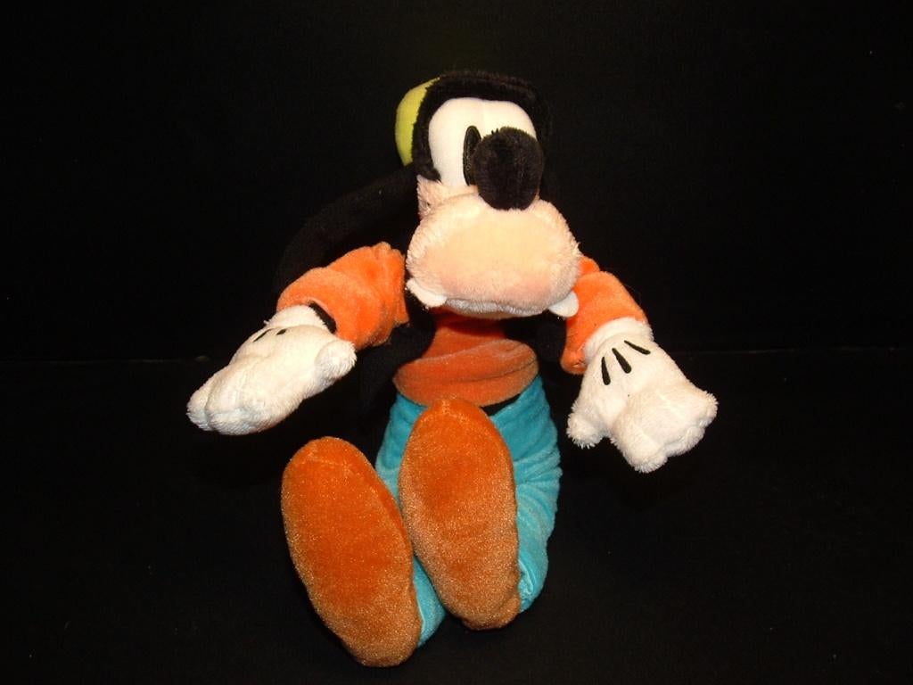 SIMBA NICOTOY DISNEY GOOFY VELOURS ZWART/HUIDSKLEU, Verzenden, Nieuw, Overige typen