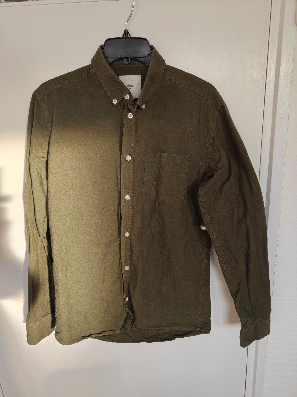 Minimum Aarhus Denmark overhemd olijfgroen maat S, Kleding | Heren, Overhemden, Halswijdte 38 (S) of kleiner, Minimum, Ophalen of Verzenden