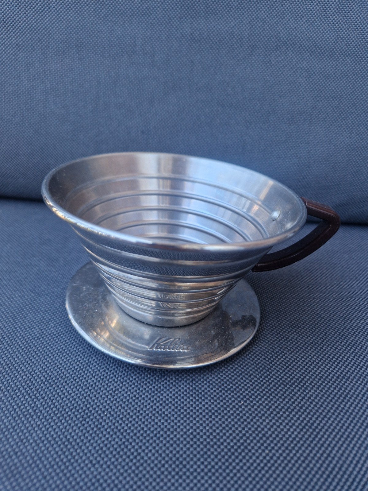Kalita Wave 185 Koffie Dripper RVS, Witgoed en Apparatuur, Koffiezetapparaten, Gebruikt, Overige modellen, Gemalen koffie, Ophalen of Verzenden