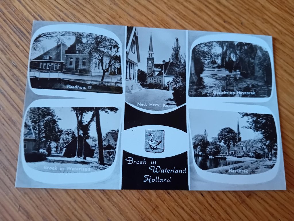 Broek in Waterland Holland - Raadhuis kaarten, Ophalen of Verzenden, Voor 1920, Ongelopen, Noord-Holland