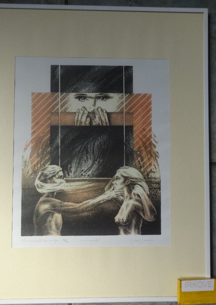 ZEEFDRUK * DE KLAP * Gesigneerd *, Antiek en Kunst, Verzenden