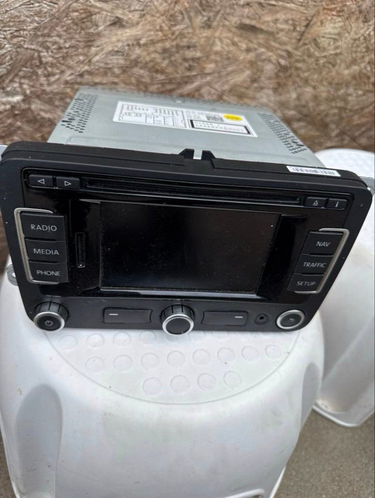 VW RNS 310 Navigatiesysteem Radio Media Speler, Ophalen, Gebruikt