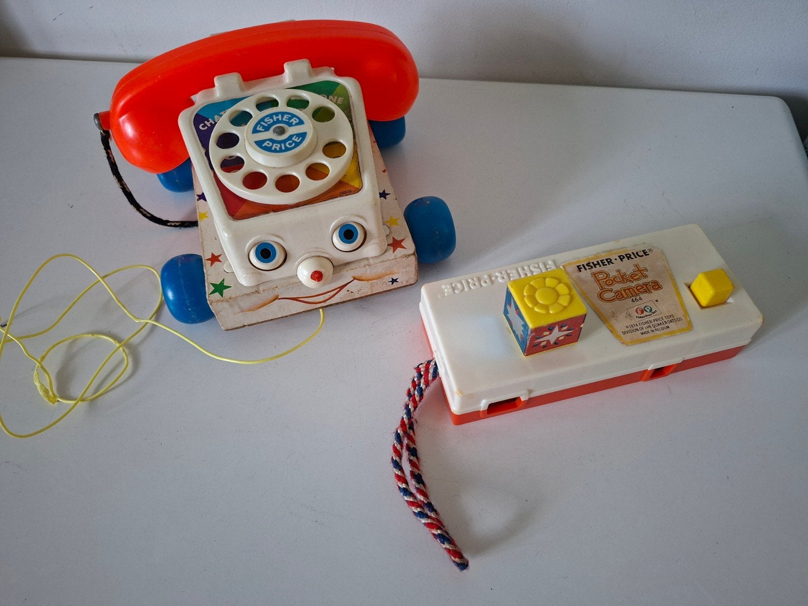 Vintage Fisher-Price Chatter Telefoon & Pocket Camera, Kinderen en Baby's, Speelgoed | Fisher-Price, Ophalen of Verzenden, Gebruikt