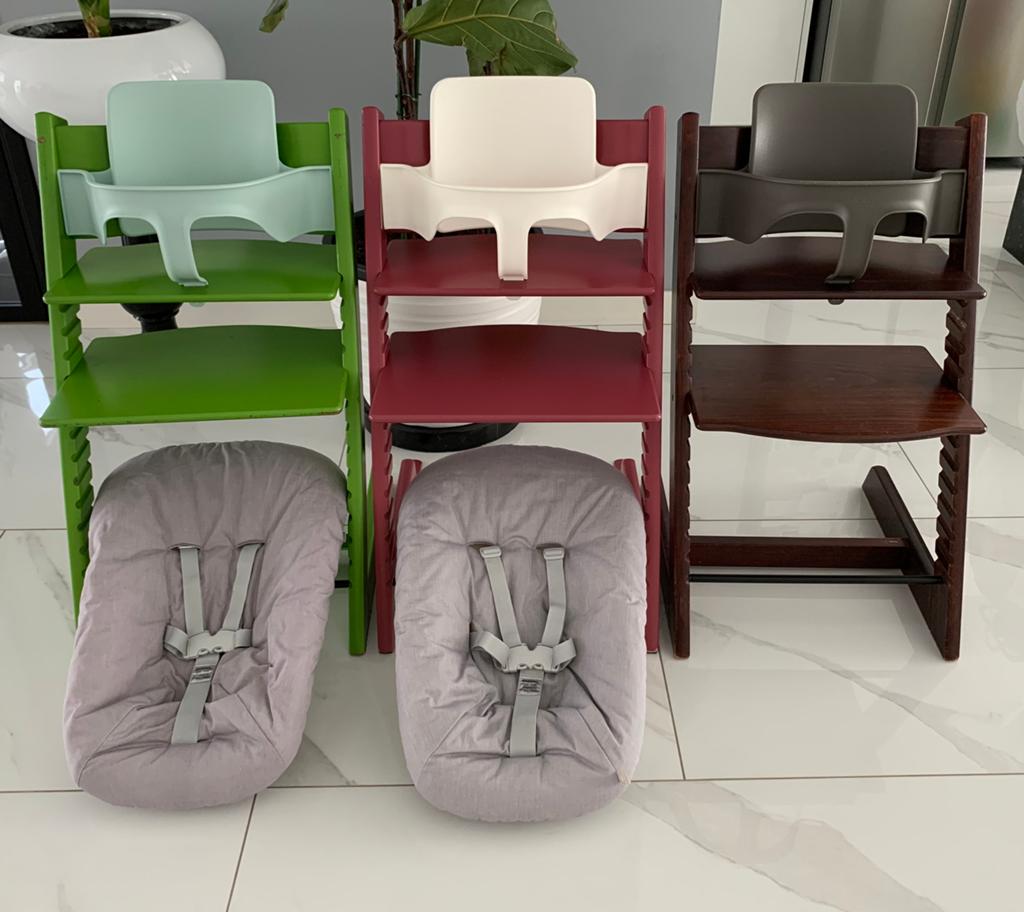 Nieuw Model STOKKE tripp trapp Newborn 2 Standen / Babyset, Ophalen of Verzenden, Meegroeistoel, Stoelverkleiner