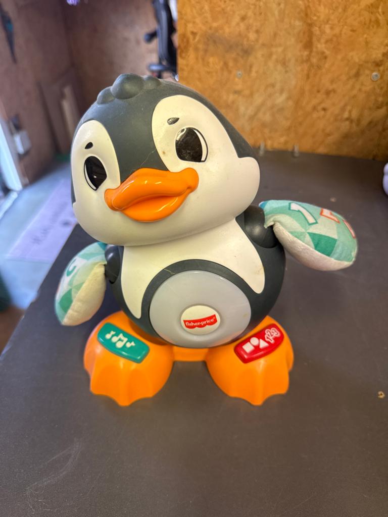 Fisher-Price Pinguïn Baby Speelgoed met Licht en Geluid, Ophalen, Gebruikt, Overige typen, Met licht
