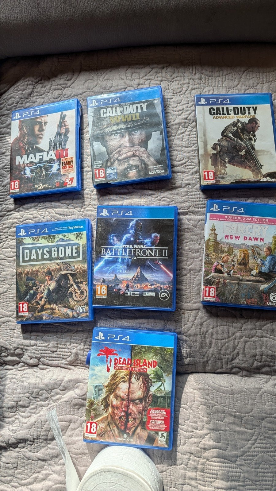 PS4 Games:mafia III, Call of Duty, Days Gone, Battlefront II, Spelcomputers en Games, Games | Sony PlayStation 4, Online, Gebruikt