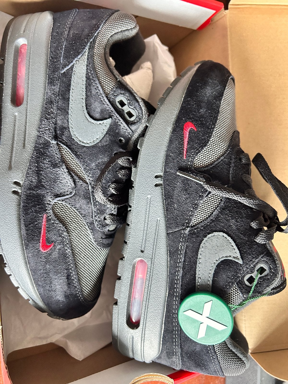 Nike Air Max 1 '87 WMNS Black Anthracite, Ophalen of Verzenden, Nieuw, Zwart, Sneakers of Gympen