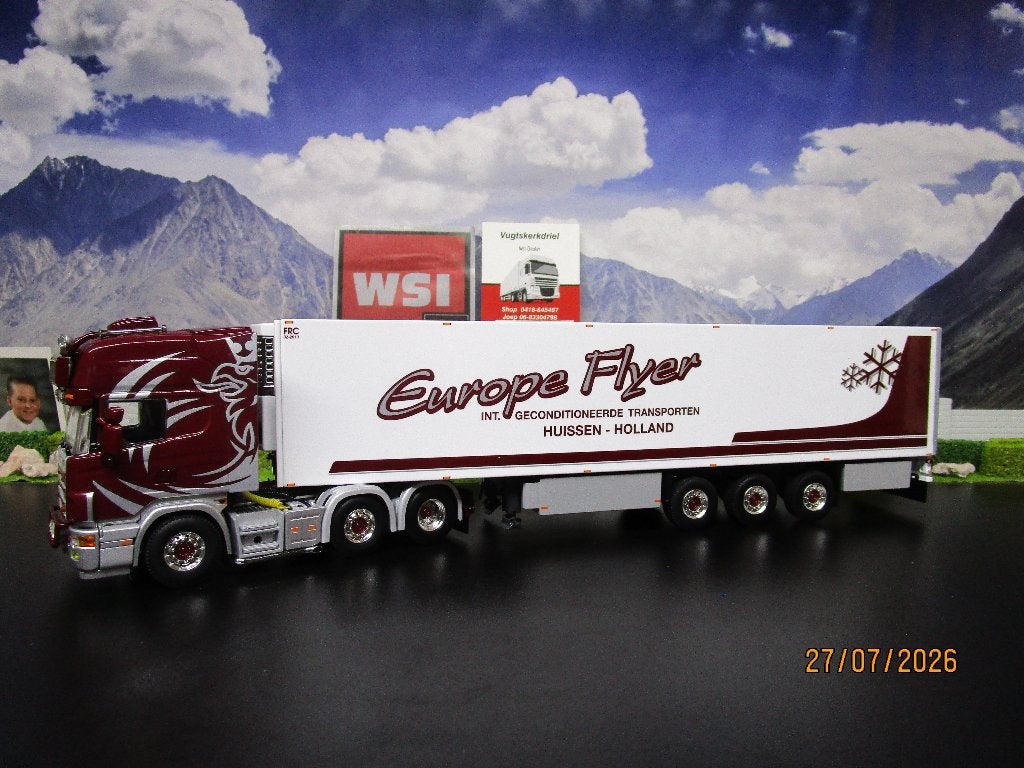 wsi 01-5085 europe flyer scania 4 series topline 6x2, Ophalen of Verzenden, Nieuw, Bus of Vrachtwagen, Wsi