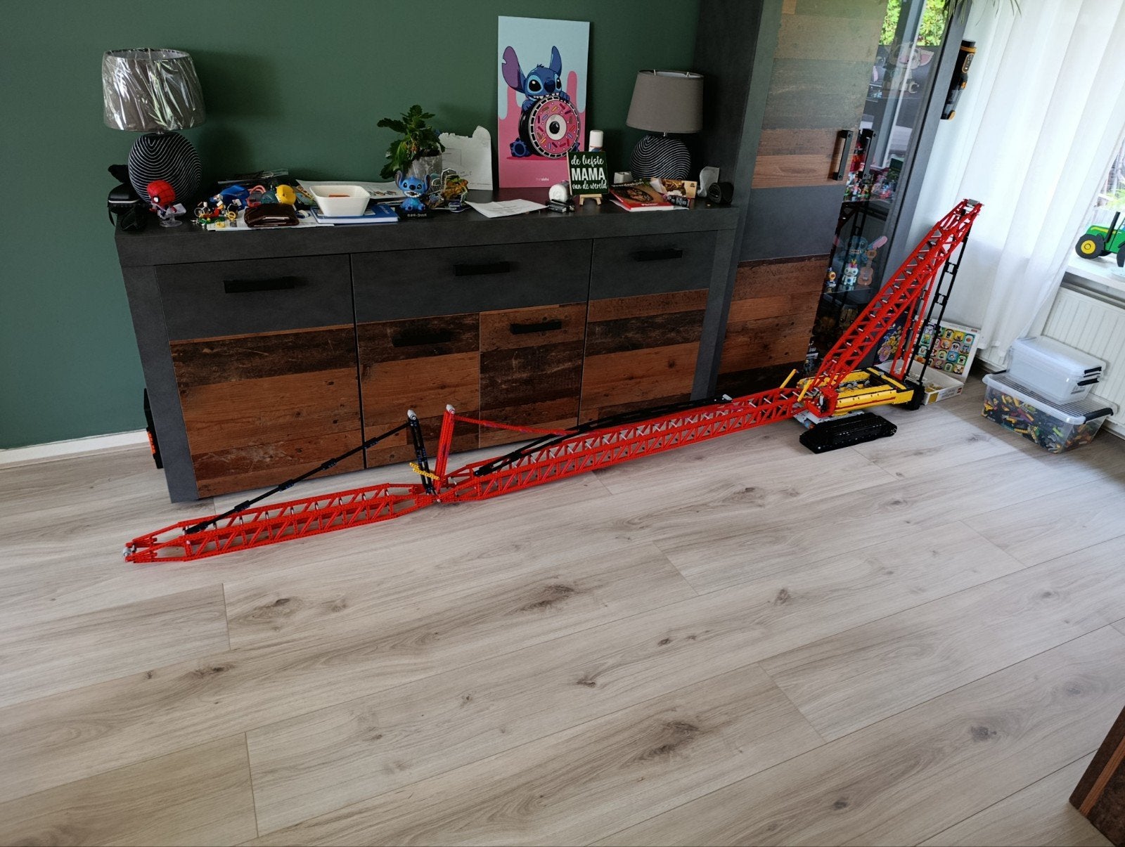 Mould King 17015S Liebherr LR13000 Kraan Bouwpakket, Ophalen, Zo goed als nieuw