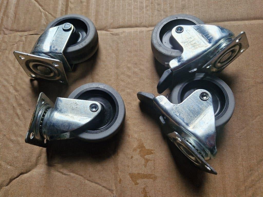 4X Wieltjes voor plateau, kar, nieuw, Ophalen of Verzenden, Nieuw