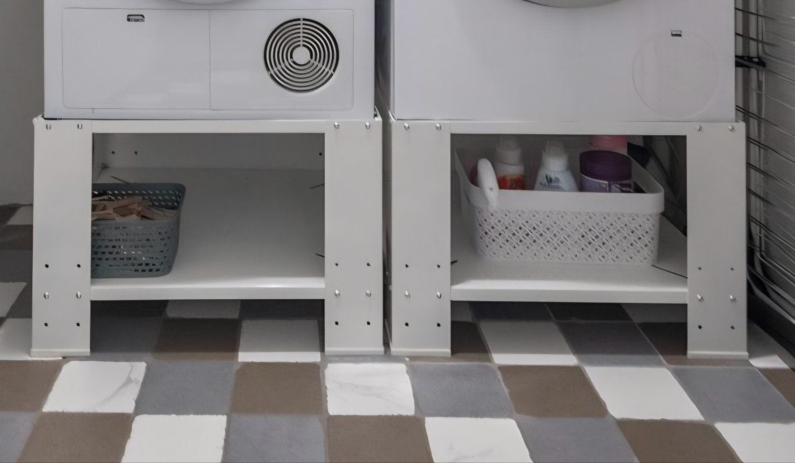 2x Wasmachine/Droger Verhogers - Wit, Witgoed en Apparatuur, Ophalen of Verzenden, Gebruikt