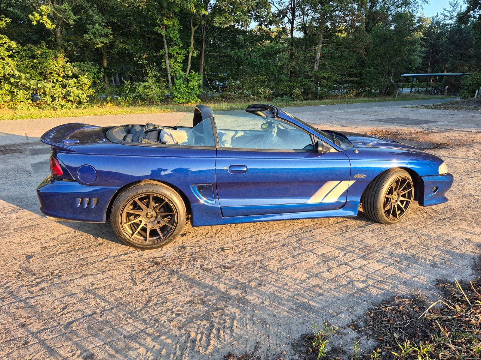 mustang saleen s281 supercharged, Automaat, Cabriolet, Blauw, Grijs