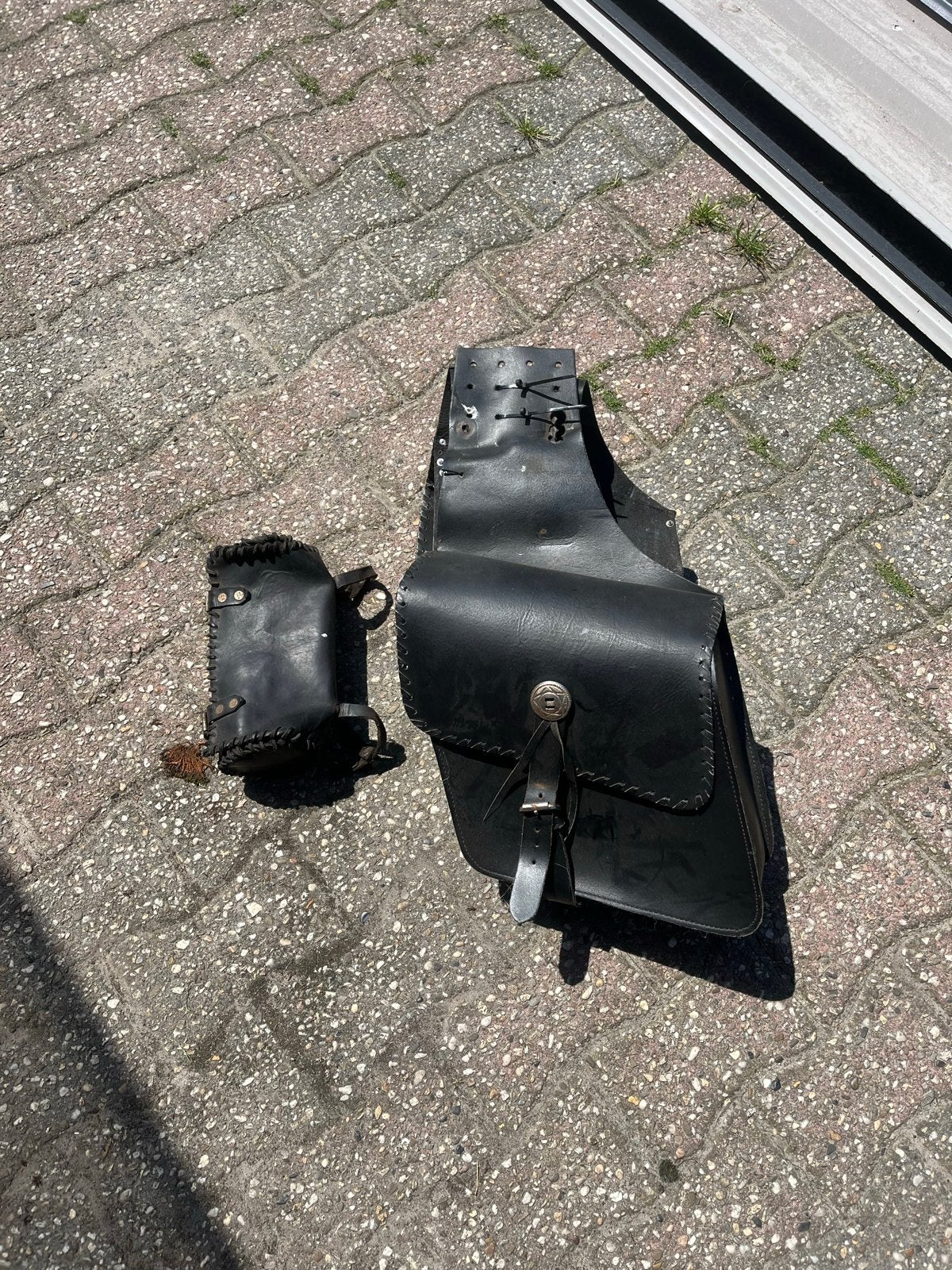 Kawasaki Vulcan EN500 onderdelen: Tassen, rugsteun, voetsteu, Verzenden, Gebruikt
