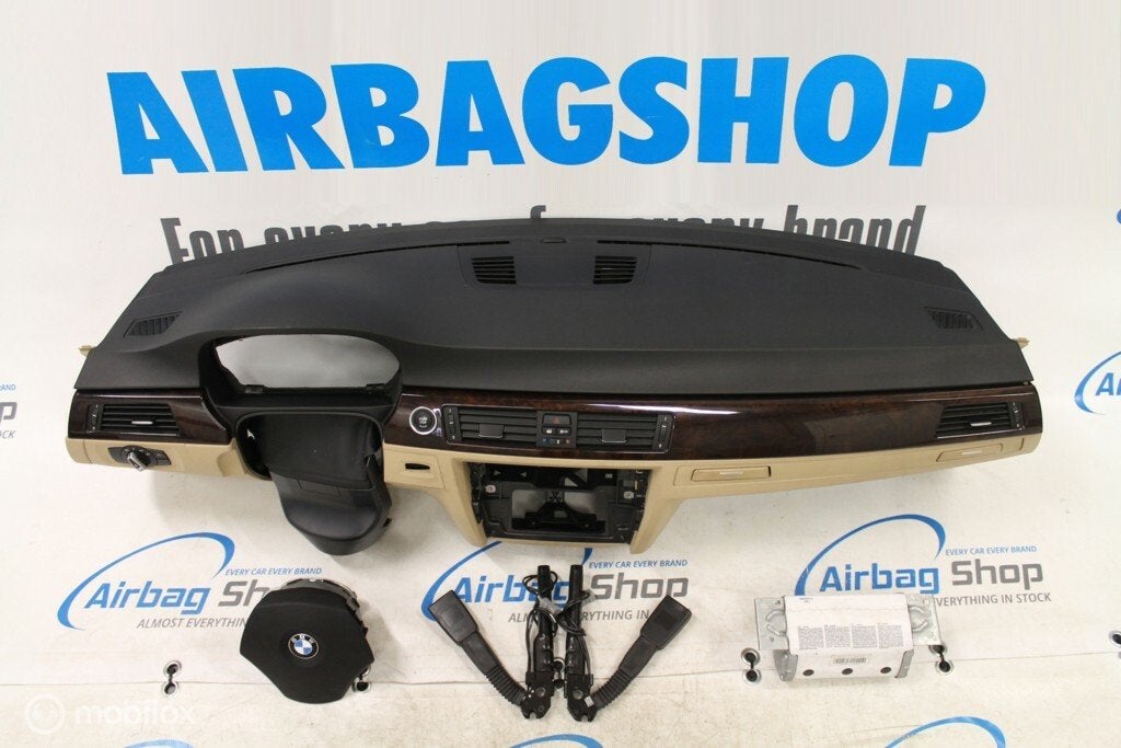 Airbag set - Dashboard beige BMW 3 serie E90 E91 E92 E93, Auto-onderdelen