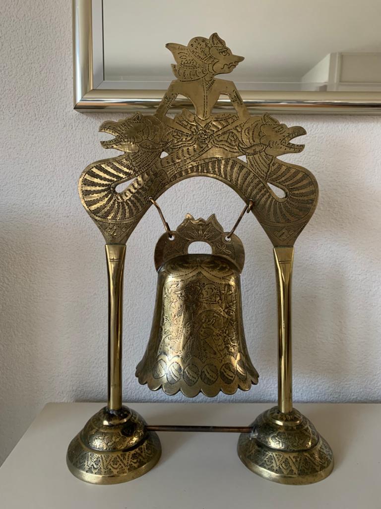 Koperen Indonesische gong uit de 20e eeuw, Ophalen of Verzenden, Koper