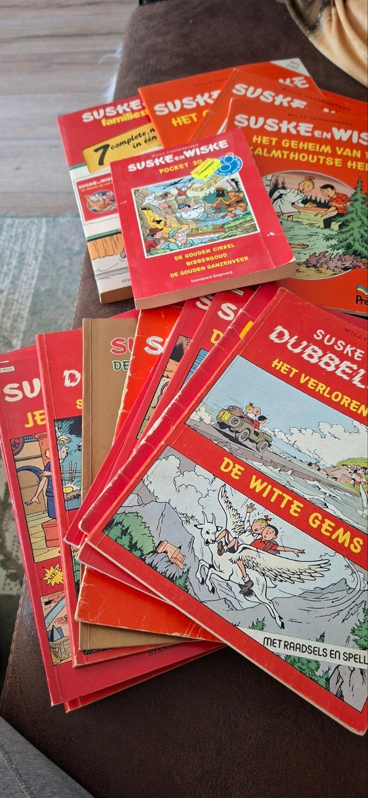 Stapel Suske en Wiske stripboeken, inclusief pockets, Ophalen of Verzenden, Willy Vandersteen